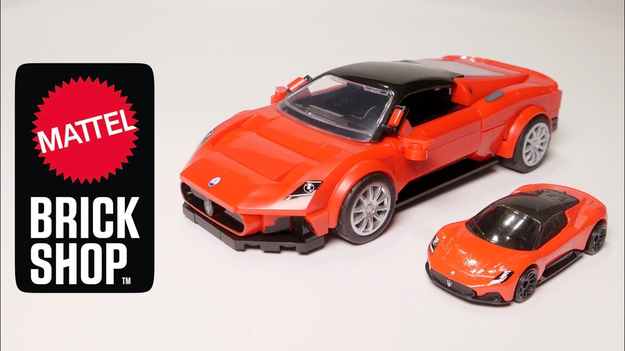 Mattel Brick Shop Hot Wheels Maserati MC20 Speed Series Speed Build JFR90 2025