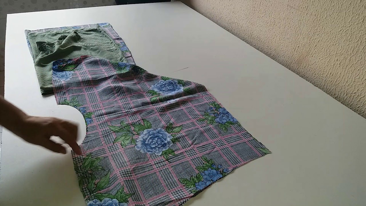 Vestido tamanho gg usando um metro de viscose!!!