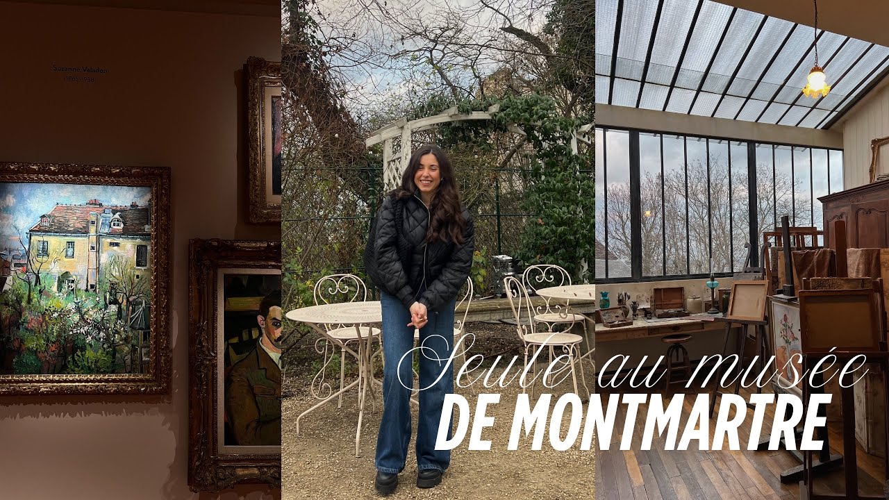 VLOG 🍦seule au musée de Montmartre
