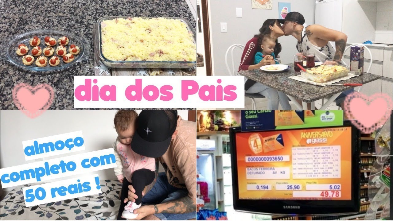 50 REAIS FUI DESAFIADA | Almoço para o dia dos Pais