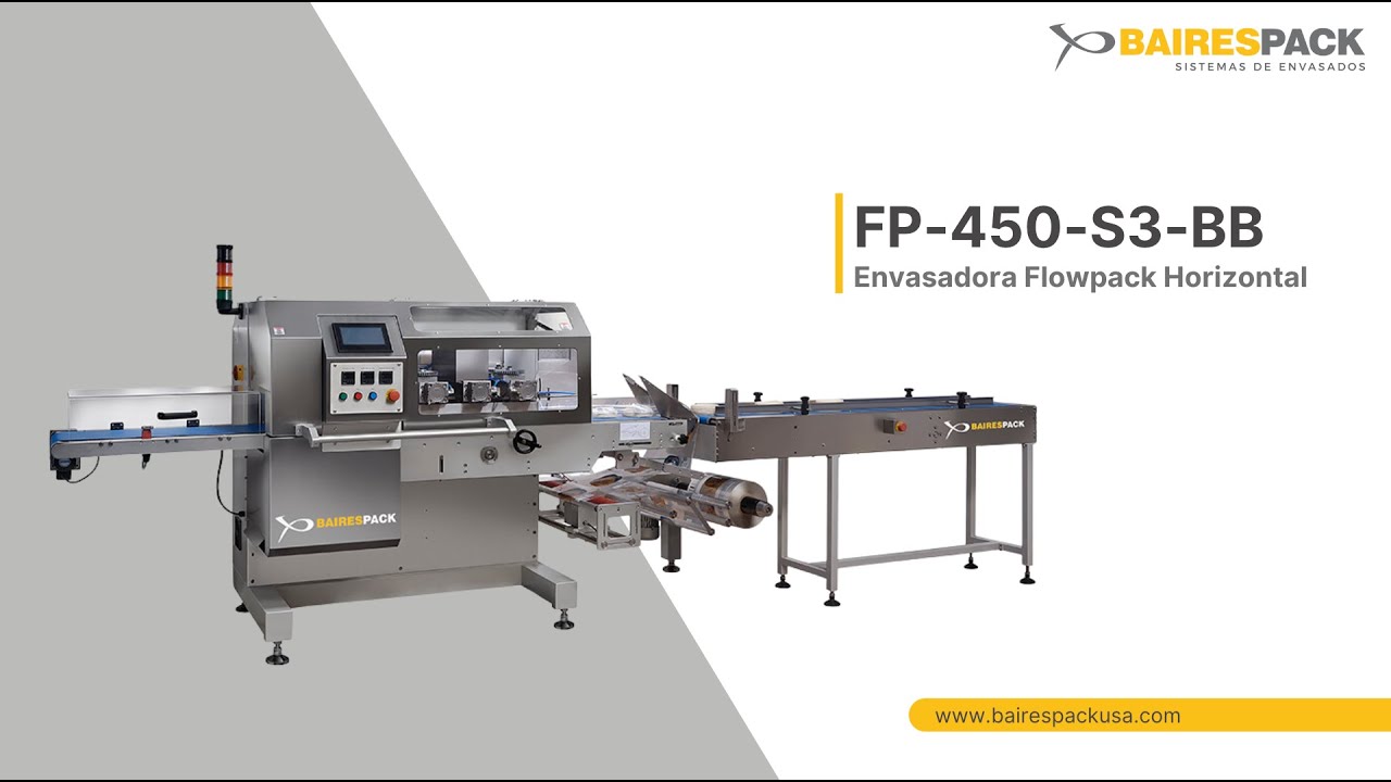 FP 450 S3 BBI | Envasadora Horizontal Flowpack | Baires Pack Argentina