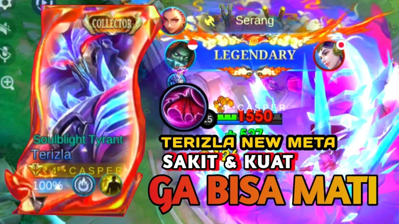 NEW META BUILD TERIZLA TERSAKIT 2025 TERKUAT, ITEM TERIZLA PALING SAKIT MOBILE LEGENDS
