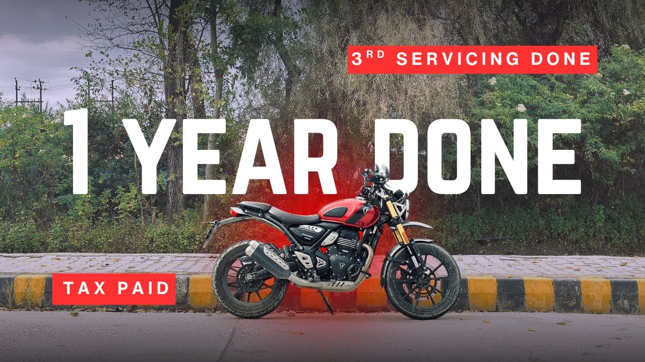 1 Year With Triumph Scrambler 400X | Tax Payment, Servicing & Honest Thoughts!