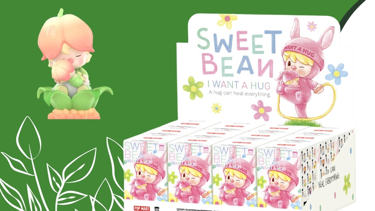 Pop Mart Sweet Bean I Want a Hug Series FULL SET ASMR | Secret Figure Hunt!