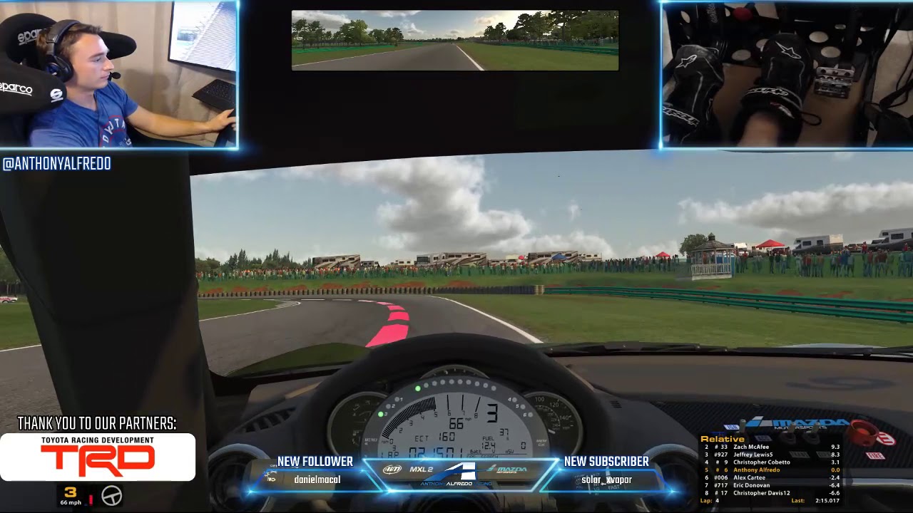 MY FIRST ROAD RACE ON IRACING!