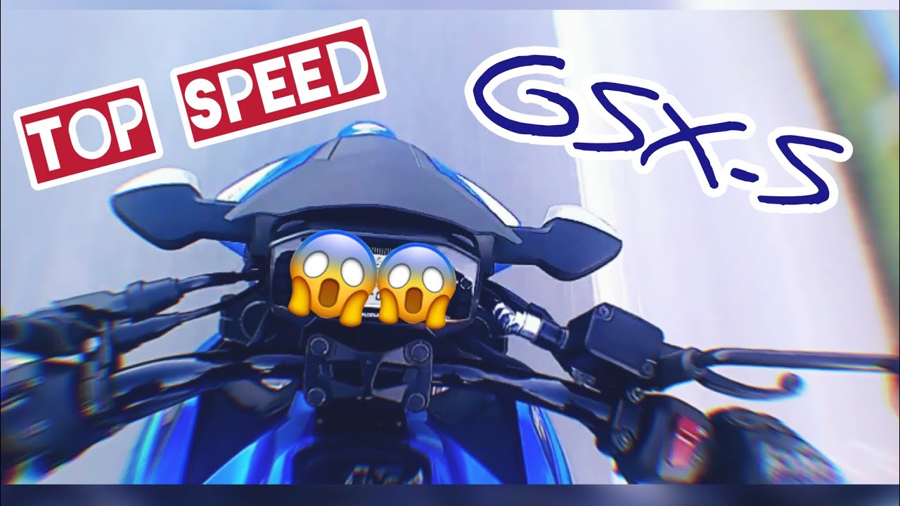 TOP SPEED SUZUKI GSX-S 125 | OVER 13000 RPM !