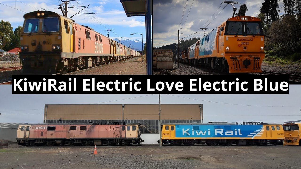 KiwiRail Electric Love Electric Blue (4k) (Music Video)