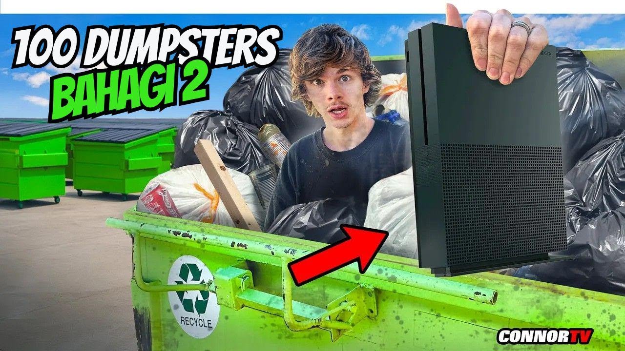 Sinuyod Ko ang 100 Basurahan! Ano ang Nakuha Ko? Dumpster Diving Part 2
