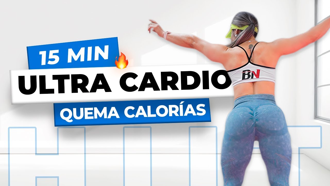 15 MIN de CARDIO HIIT BRUTAL (Avanzado) - Ayuda Adelgazar, Sin Equipo, En Tiempo Real, En Casa