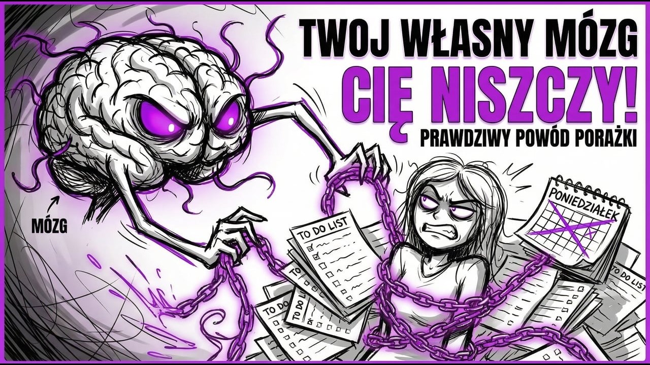 Twój MÓZG nienawidzi DYSCYPLINY (Koniec z PROKRASTYNACJĄ)