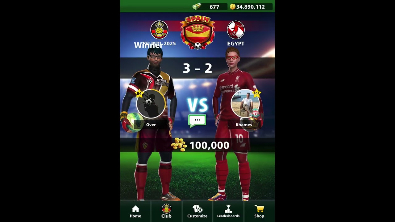 Football strike gameplay 