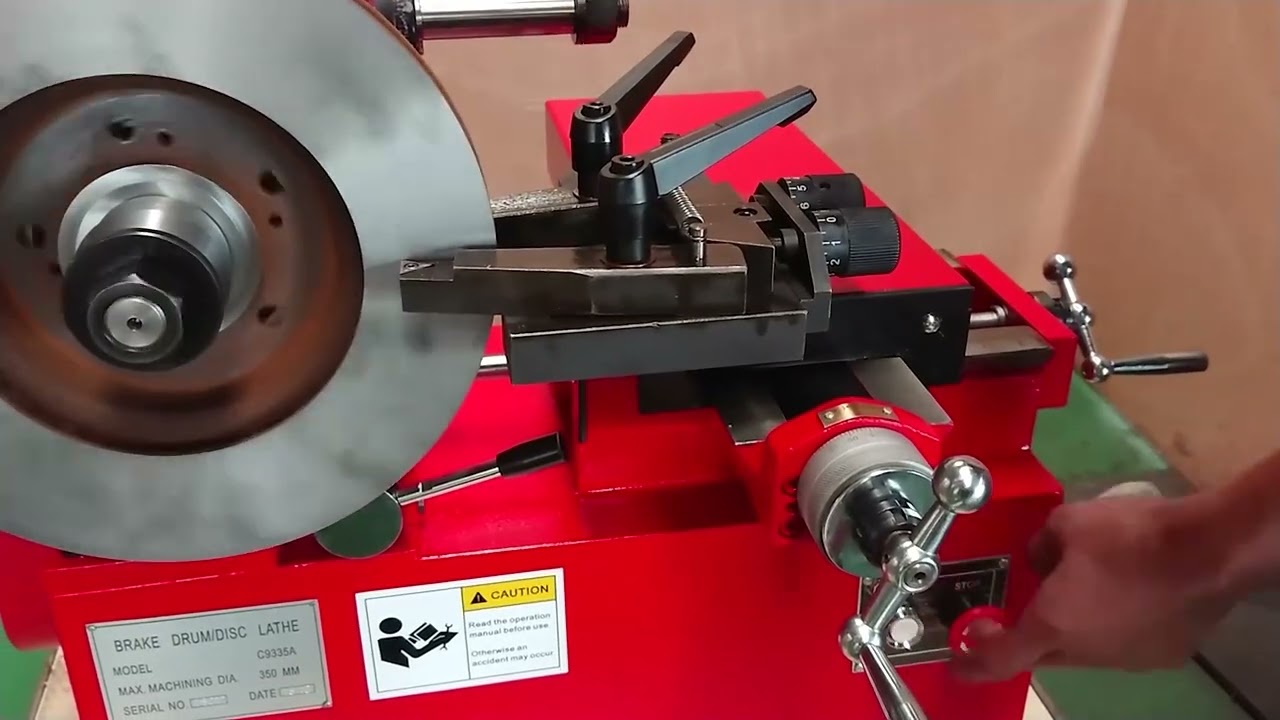 Brake drum & disc Lathe machine C9335A cutting disc and drum