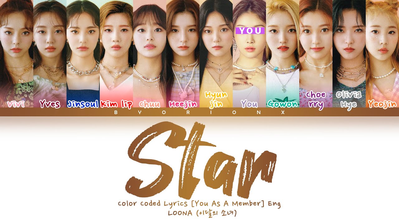 LOONA(이달의 소녀) 'Star' - You as a member [Karaoke] || 12 (13) Members Ver. || REQUESTED