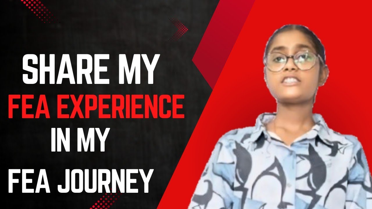 Share my FEA experience in my FEA journey 💡 #feaexperience #learning