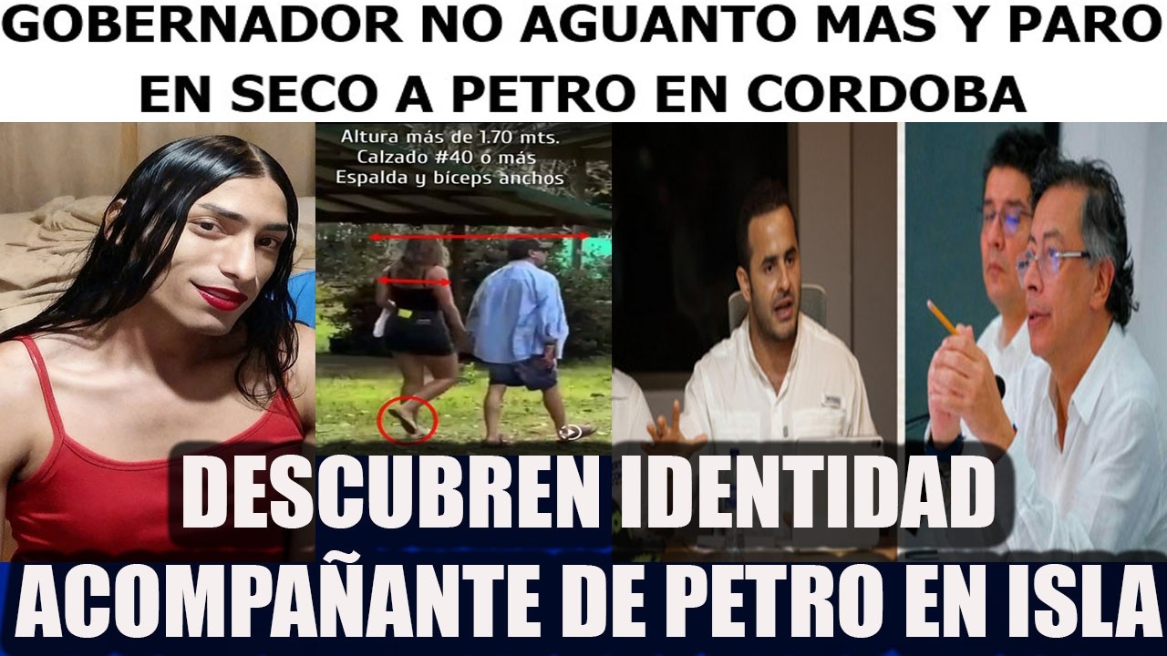 DESCUBREN IDENTIDAD DE ACOMPAÑNATE DE PETRO EN ISLA GORGONA/GOBERNADOR PARO EN SECO A PETRO