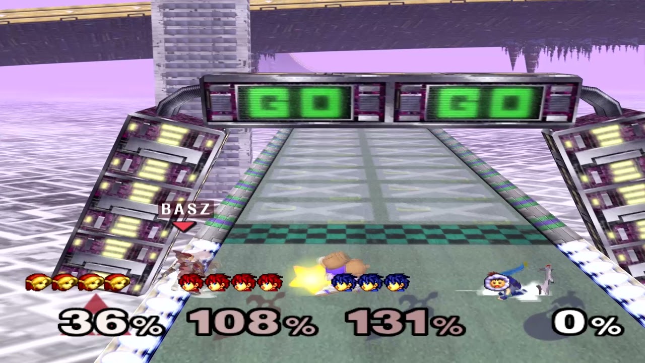 Super Smash Bros Melee (GCN) Melee VS Stock Team Match #47