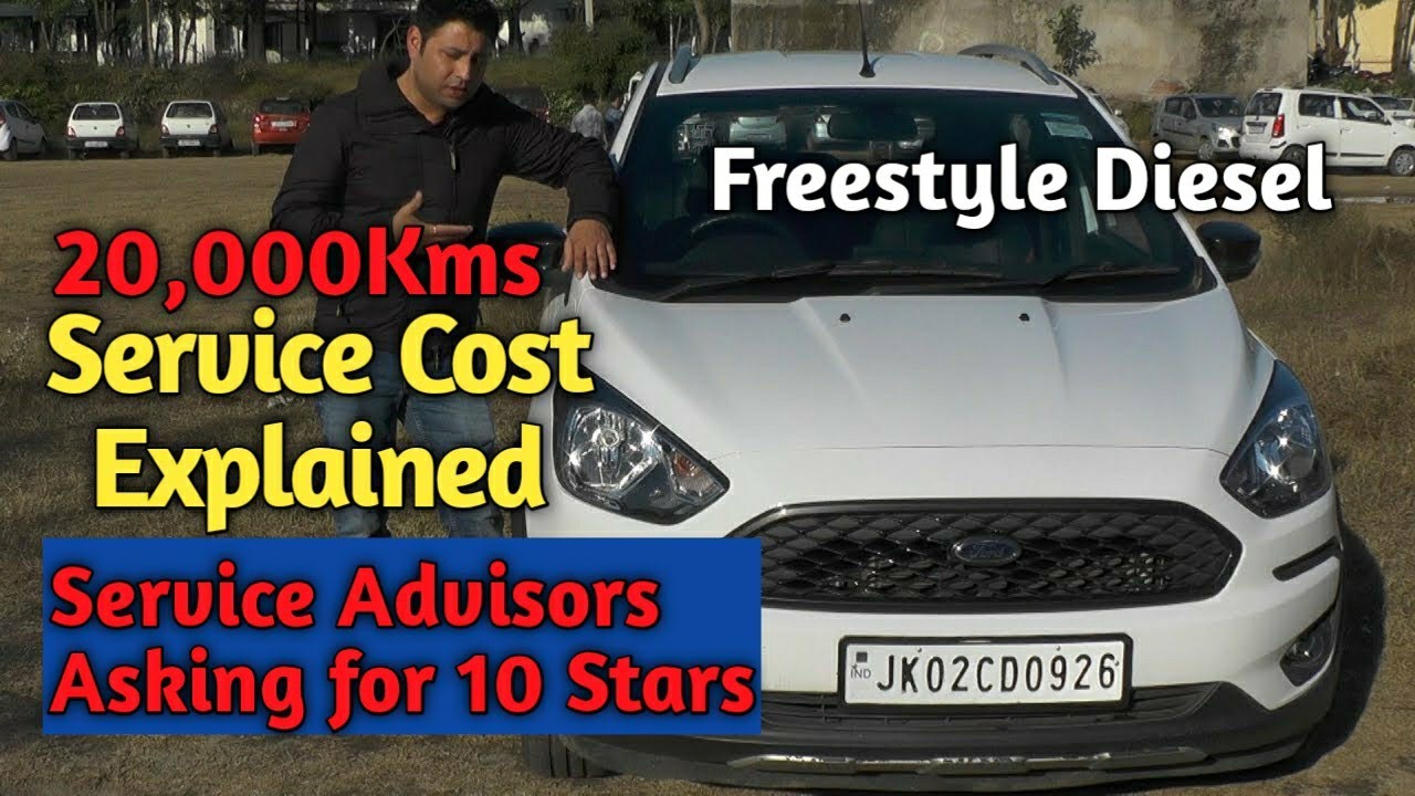 SERVICE COST AT 20000KMS OF FORD FREESTYLE | DETAILED REVIEW | DIESEL VARIANT