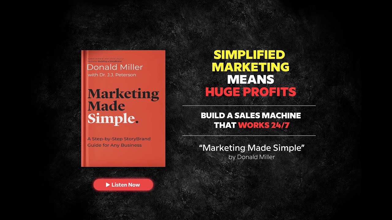 📢 Marketing Made Simple Audiobook Summary: Build a Sales Machine That Works 24h