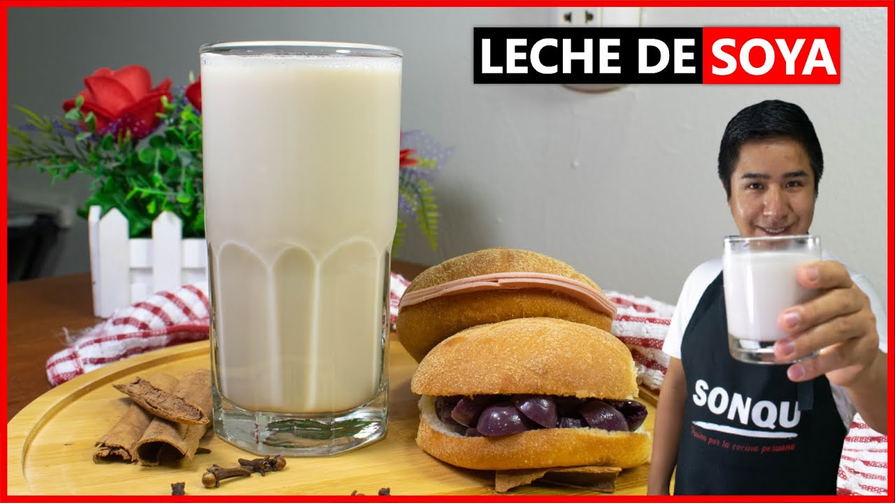 💚Como preparar LECHE DE SOYA NATURAL 🥛 | F&aacute;cil Y R&aacute;pido 😋💯