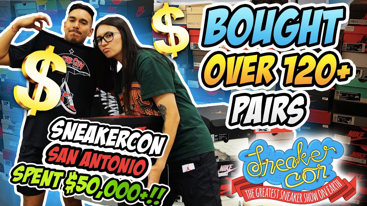 SPENDING OVER $50,000 AT SNEAKERCON SAN ANTONIO!