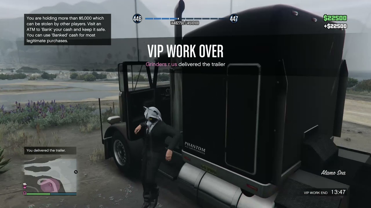 It's always amusing to see how much the truck cab freaks out at the end