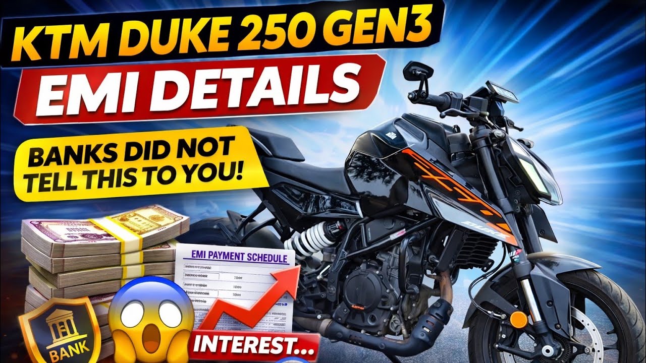 EMI Details | KTM DUKE 250 GEN3 | TAMIL #youtube #duke250 #gen3duke #emidetails