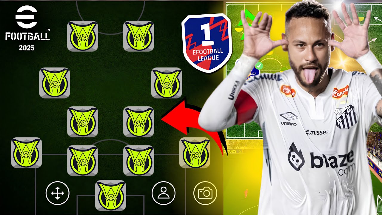 SENSACIONAL! MONTEI UM Time Perfeito do BRASILEIRÃO No efootball 2025