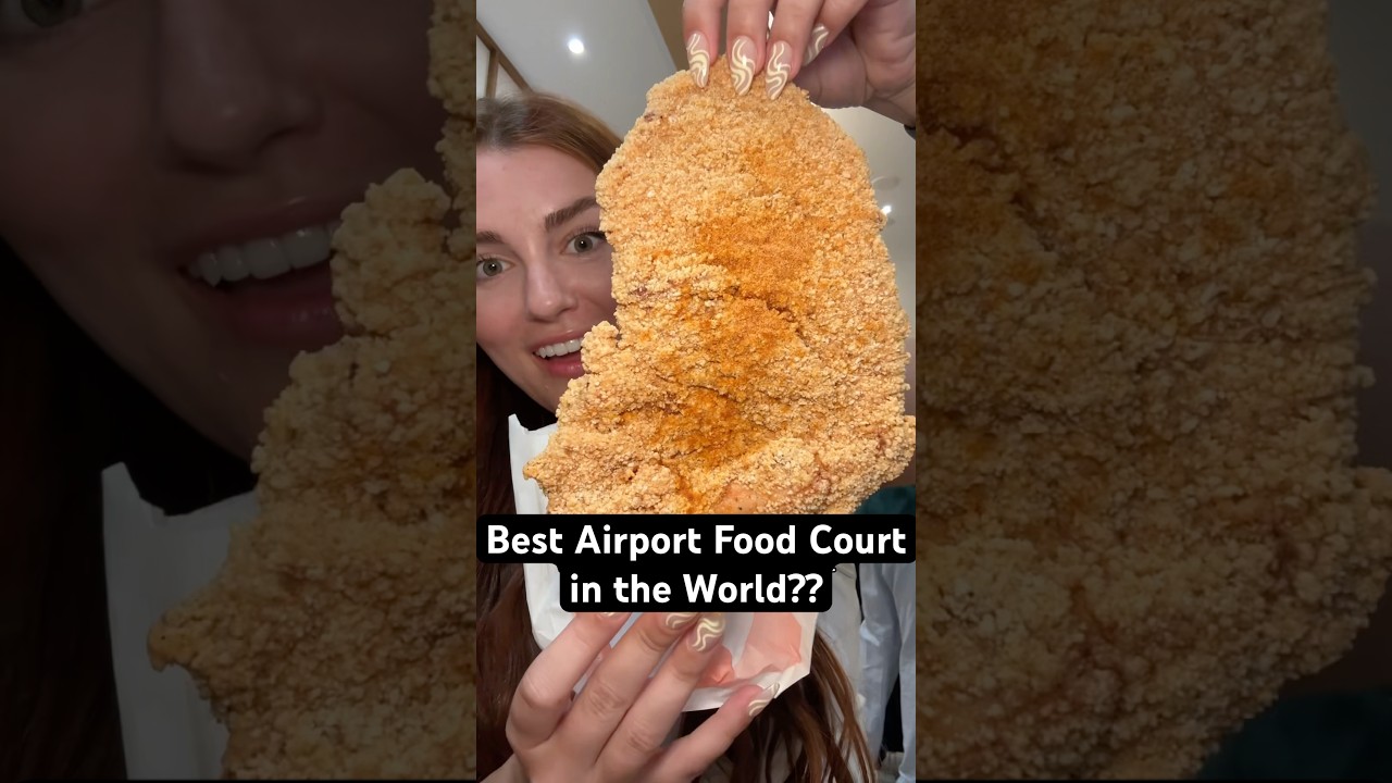 What I ate at one of the best airport food courts in the world! #Foodie #Travel #Taiwan #eating ￼