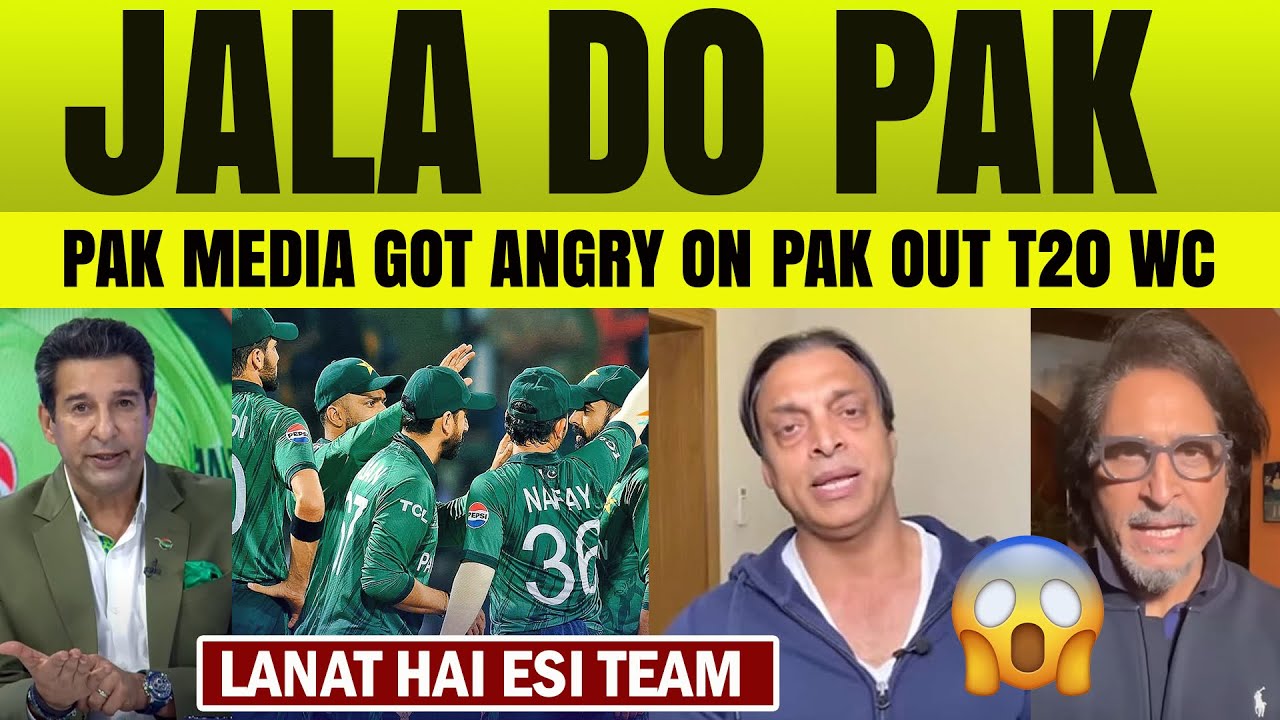 Ramiz Raja Crying on PAK Did not Qualify for Semi Final of T20 WC | Shoaib Akhtar, Wasim Akram 