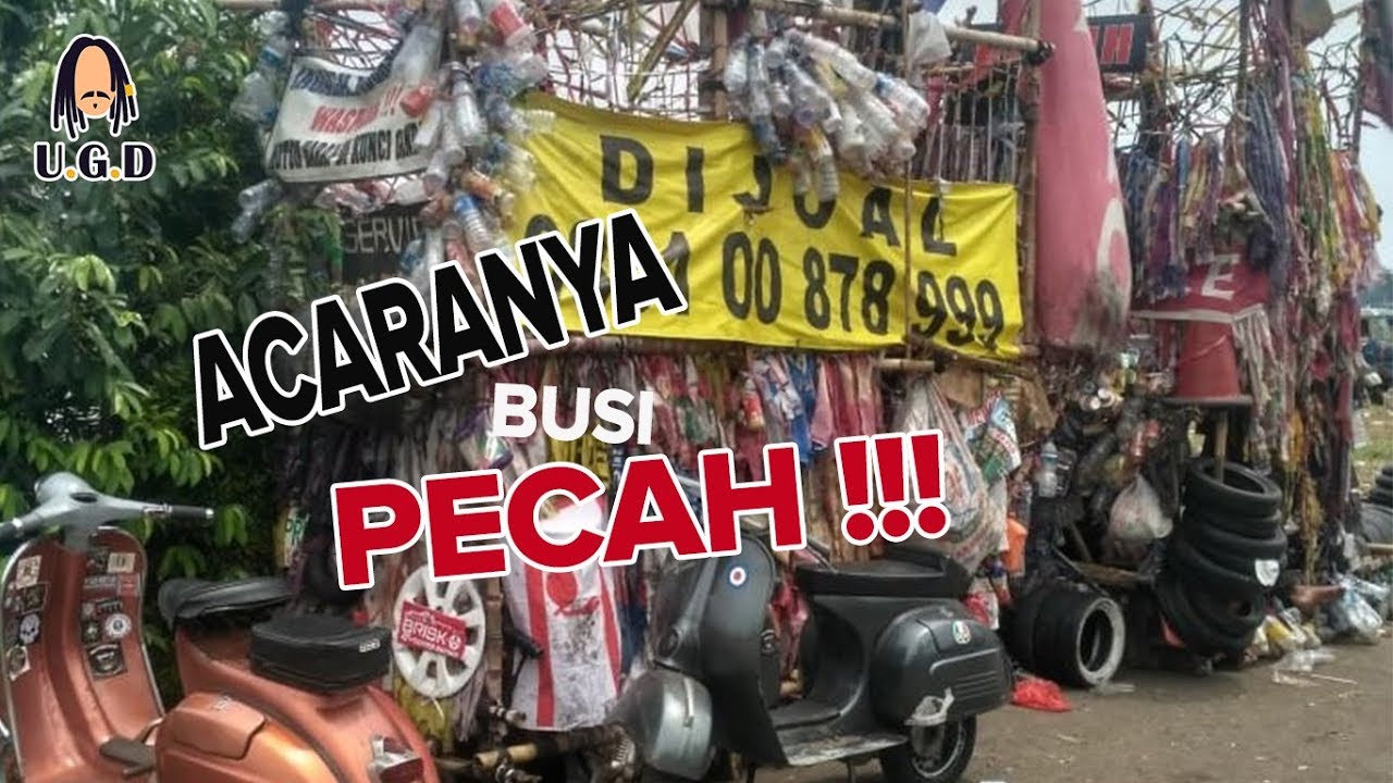 Semua jenis VESPA masuk di Acara BUSI BOGOR | save vespa extreme - VLOG  #3