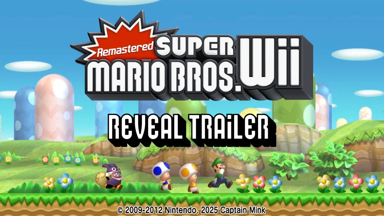 Remastered Super Mario Bros. Wii - Reveal Trailer