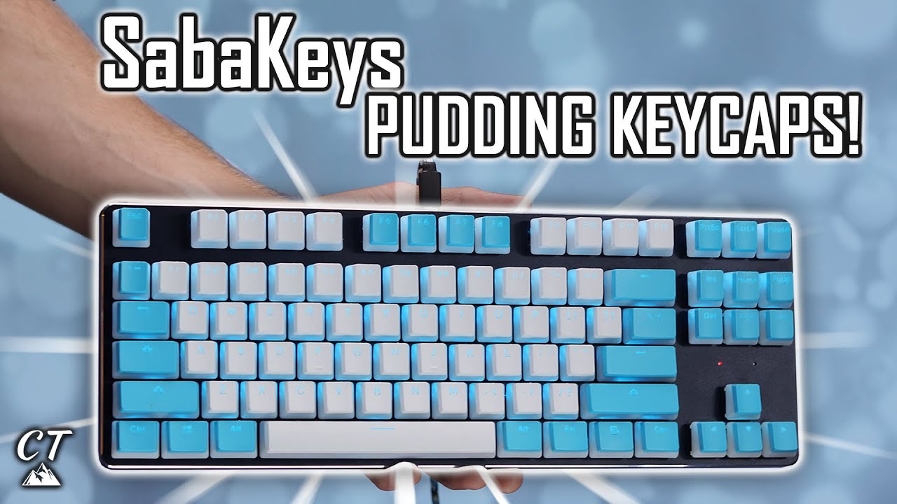 New Best Pudding Keycaps!? Saba Keys Frost Review & Comparison with HyperX!
