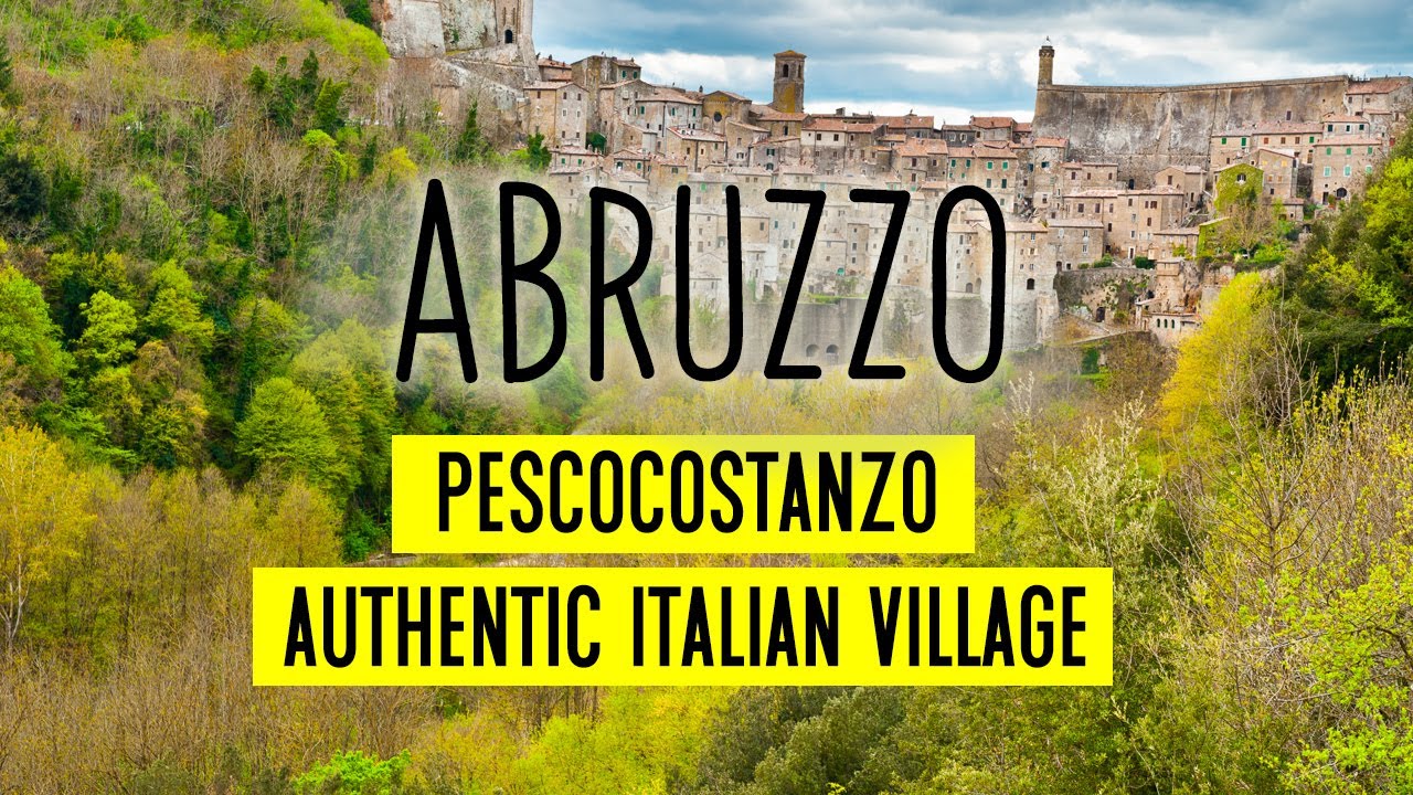 ABRUZZO VILLAGE - EXPLORING PESCOCOSTANZO (ITALY) 😍
