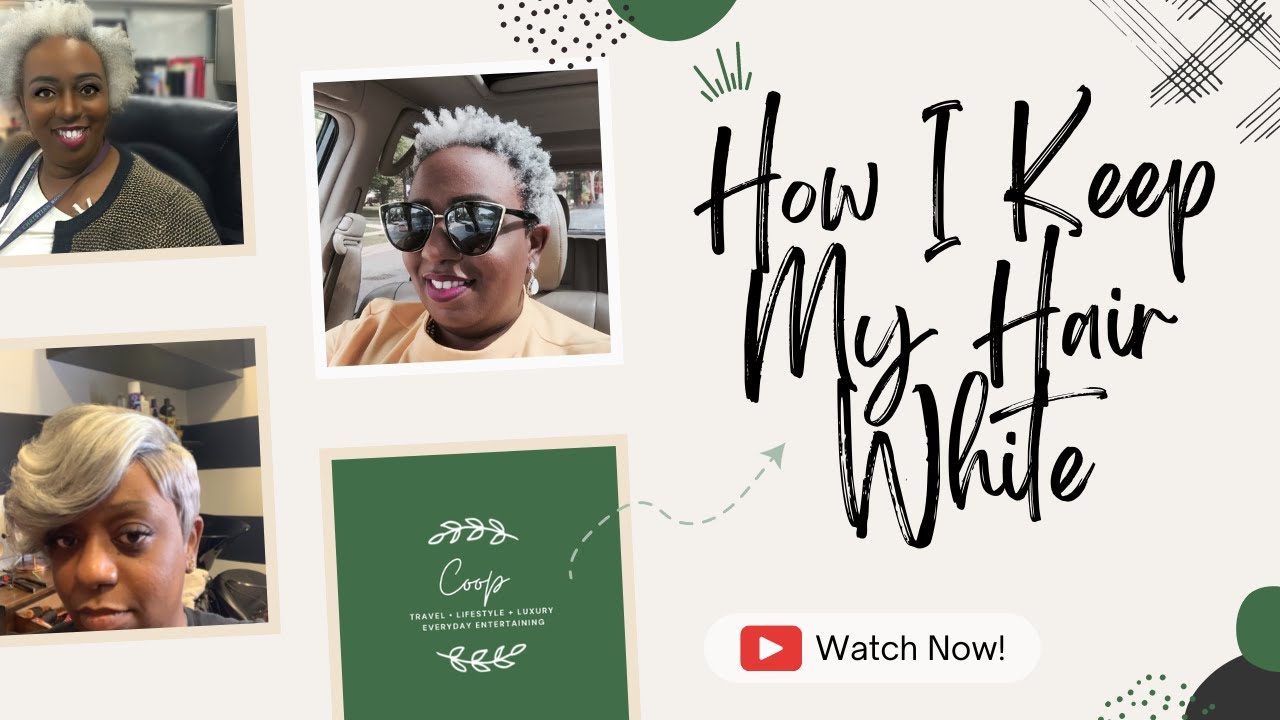 How I Keep My Hair White without Traditional Toners