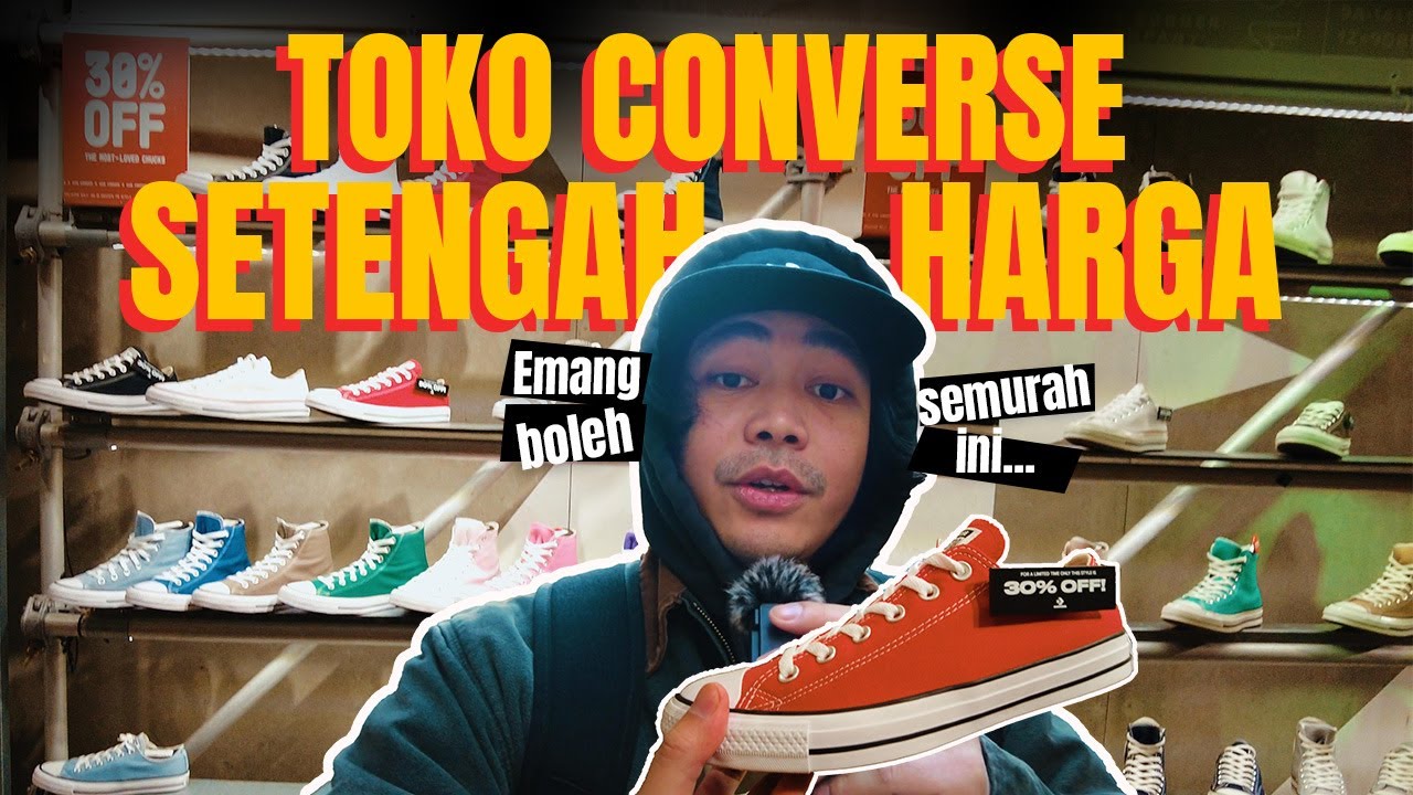 DISKON GA MASUK AKAL DI TOKO CONVERSE NEW YORK!