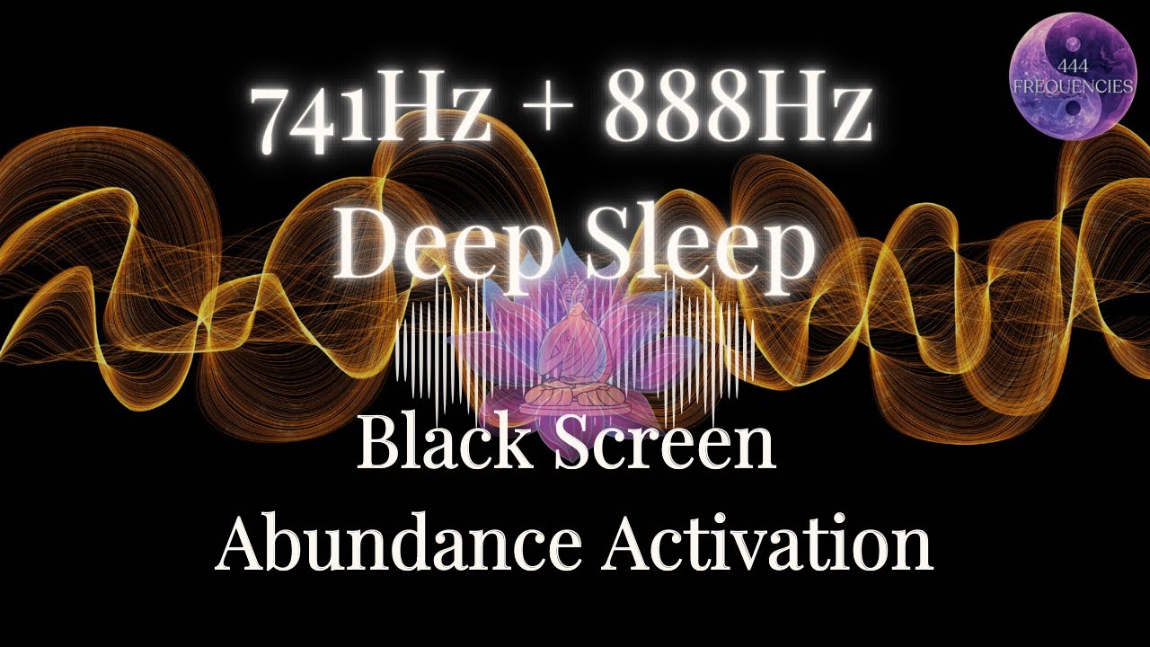💰741hz + 888hz Deep Sleep Meditation | Abundance, Intention & Mental Clarity for the New Year 🎊