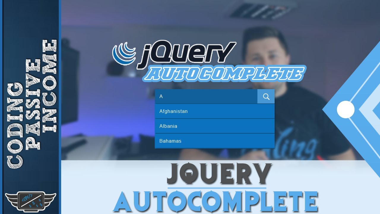 jQuery Tutorial: jQuery Autocomplete With Ajax & PHP & MySQL