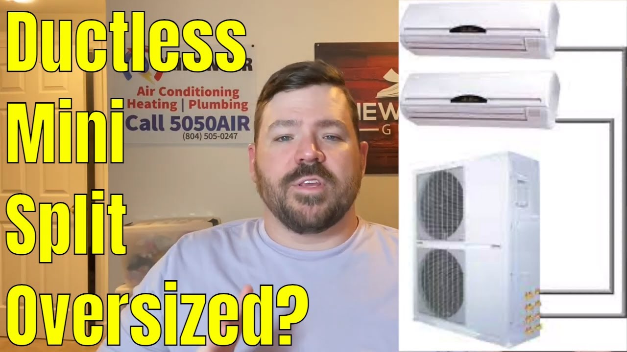 HVAC Ductless system oversized? Walls sweating or creating mold. Tip to properly operate mini-split.