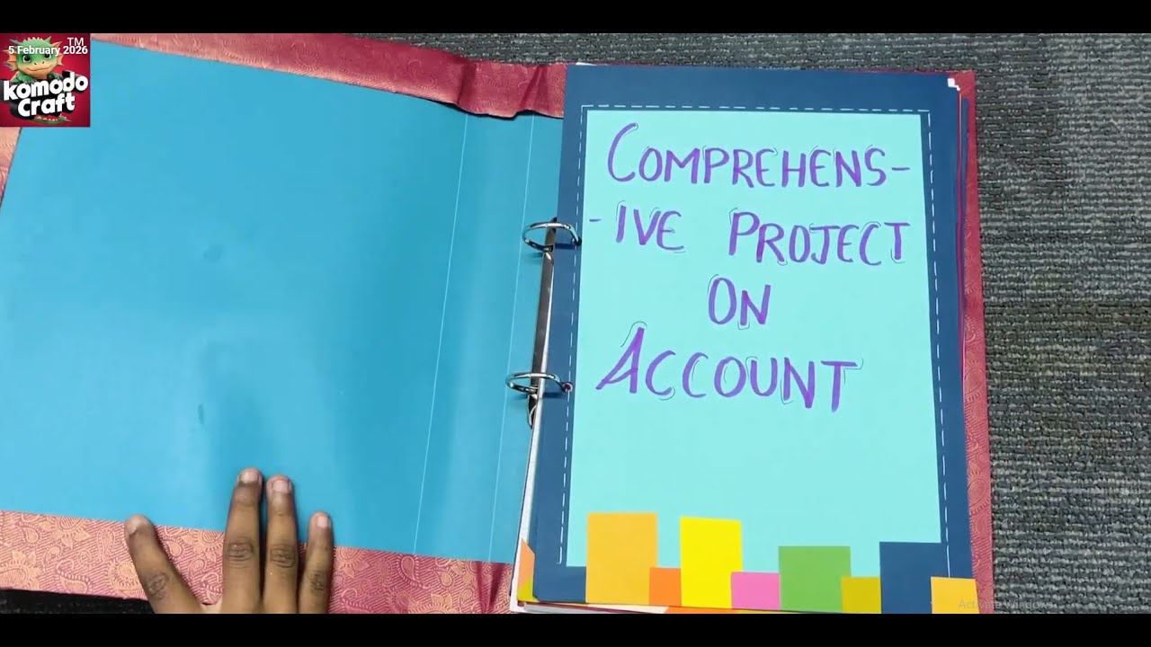 Accounts Comprehensive Project | Complete Practical File | Komodo Craft