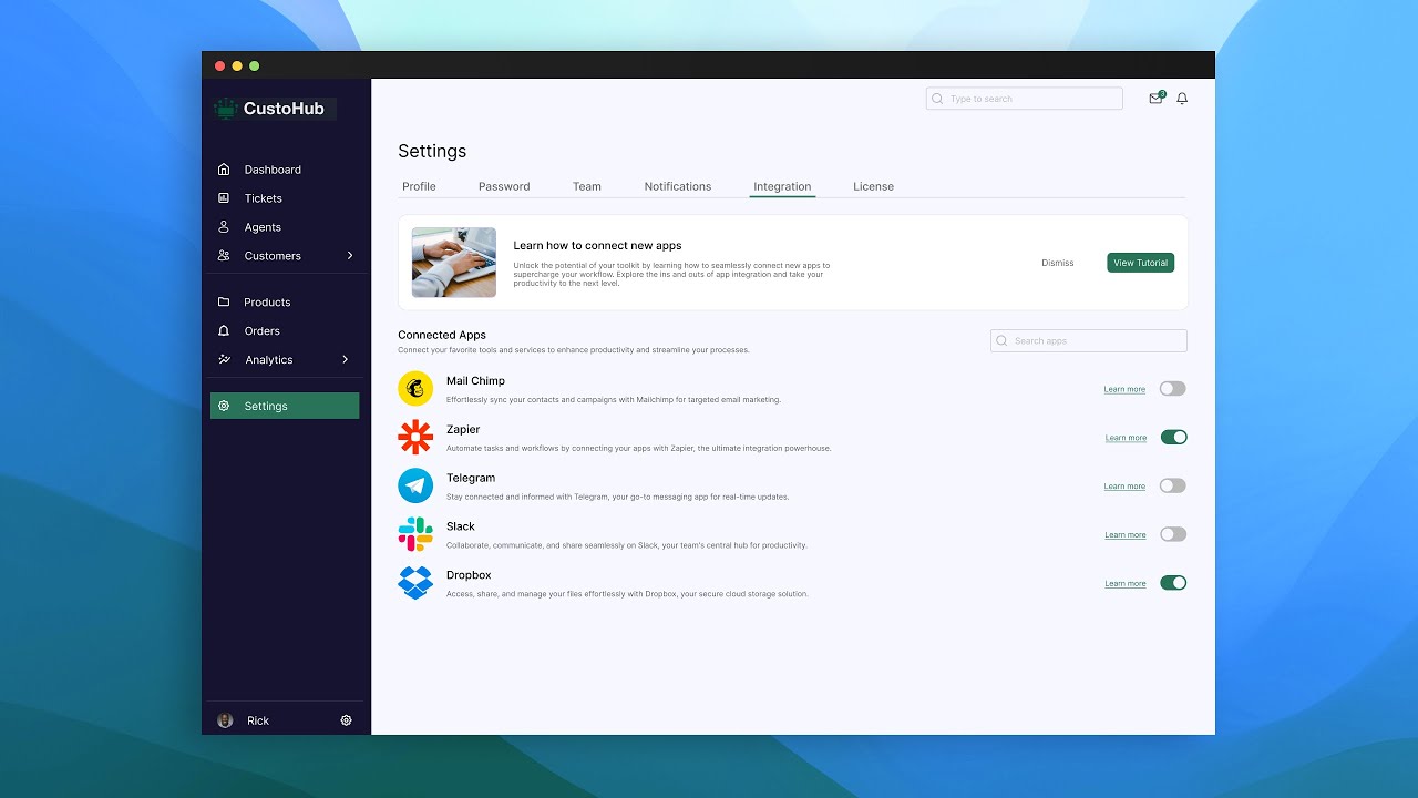 App Integrations Page in Figma | SaSS App [ Design in silence | Ep:09 ]