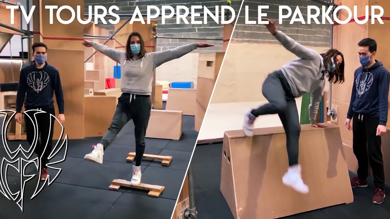 On Apprend le parkour à Émilie Tardif de TV tours