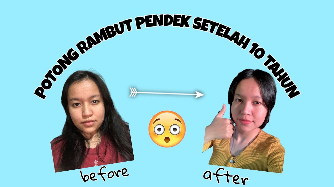 AKHIRNYA POTONG RAMBUT PENDEK SETELAH 10 TAHUN!!