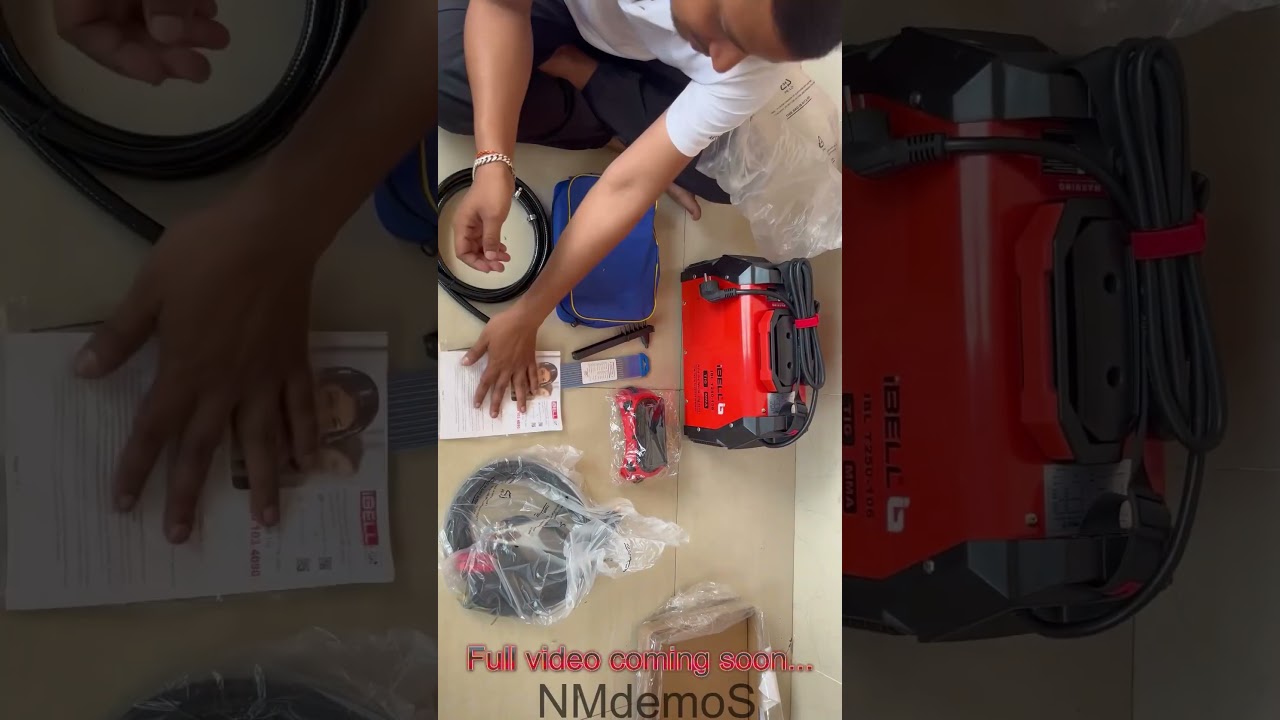 iBELL TIG/MMA Welding Machine, 250A, 220V, live test @NMdeomS