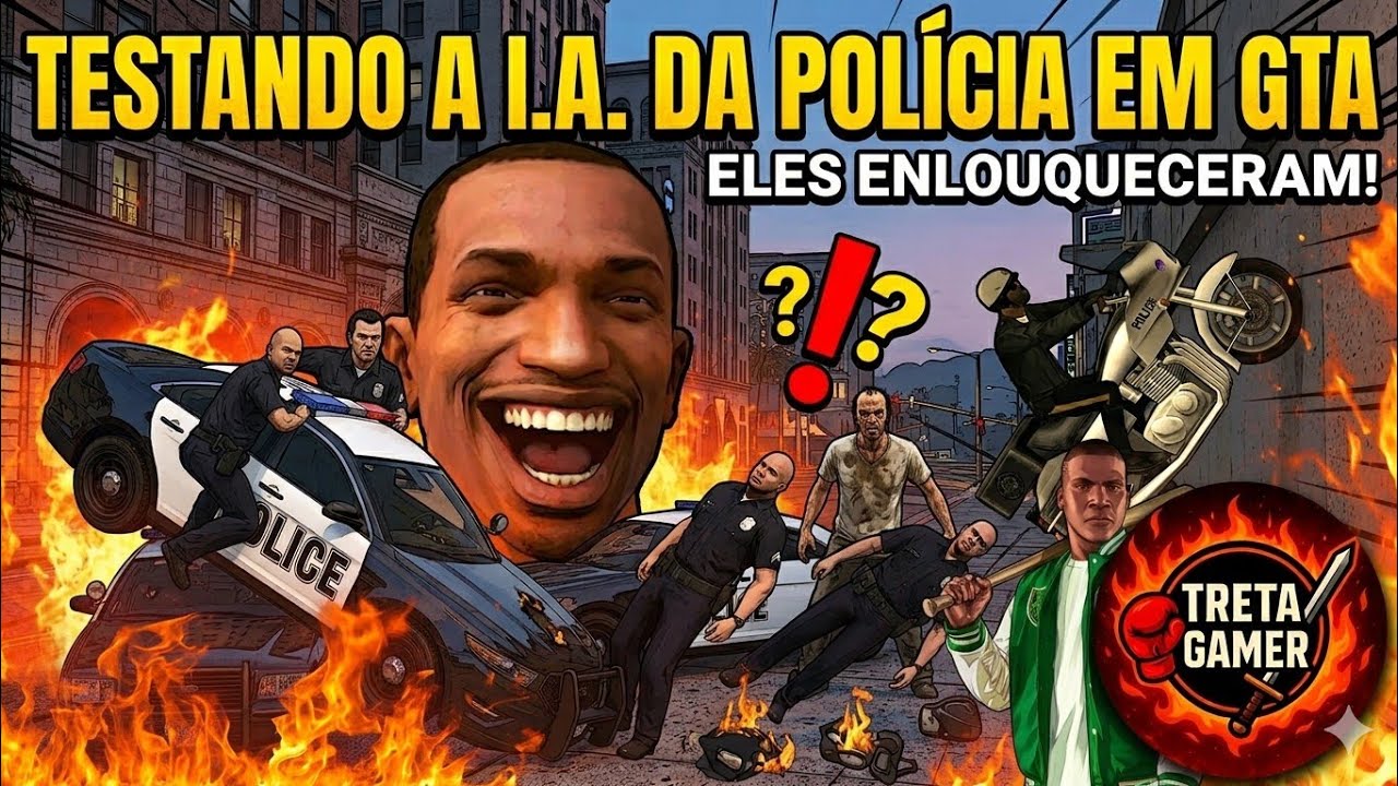 GTA testando a I.A da polícia 