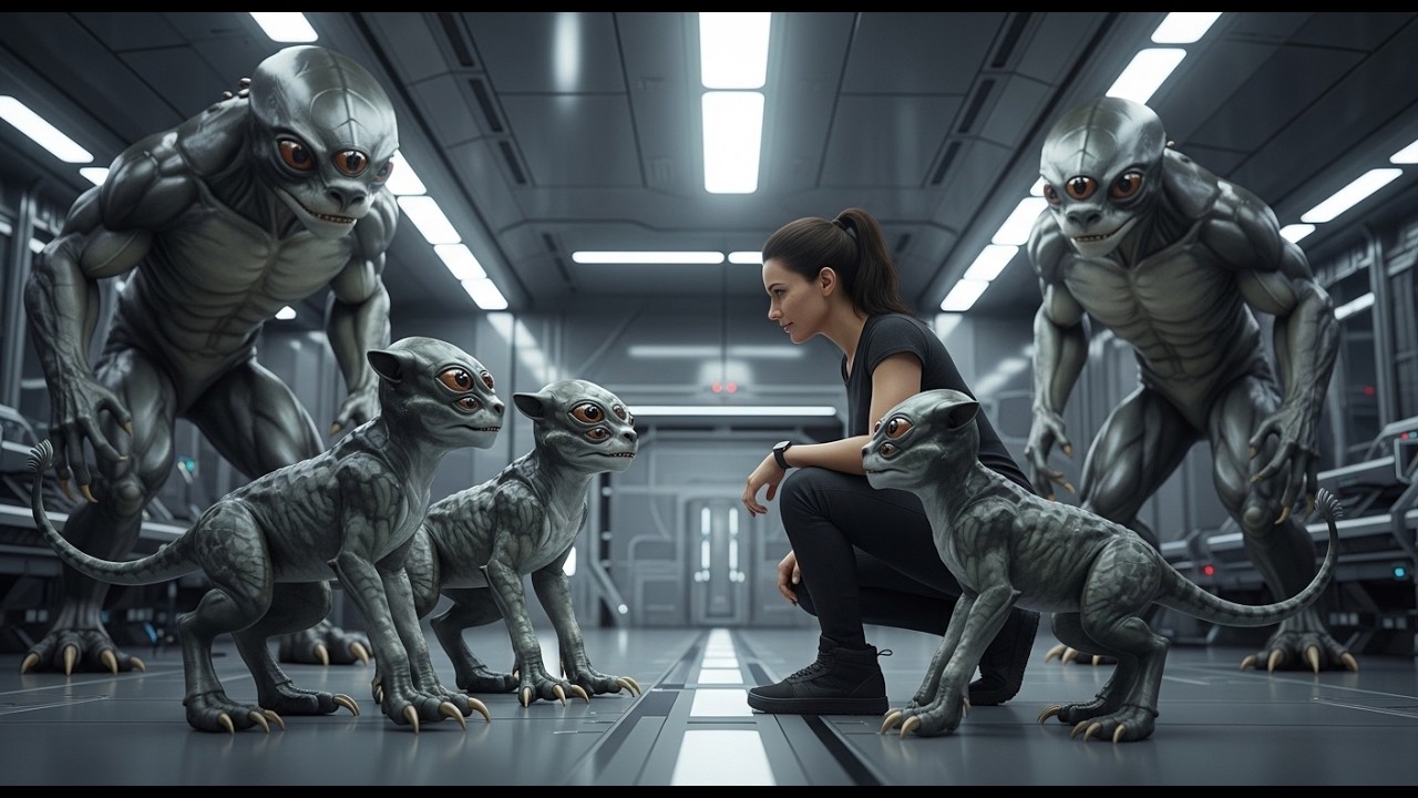 Инопланетные детеныши зарычали на няню-человека — она ответила | HFY Sci-Fi