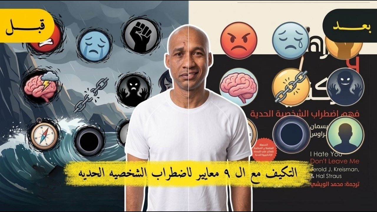 التكيف مع ال9 معايير لاضطراب الشخصية الحدية|| اكرهك لا تتركني|| الجزء السادس