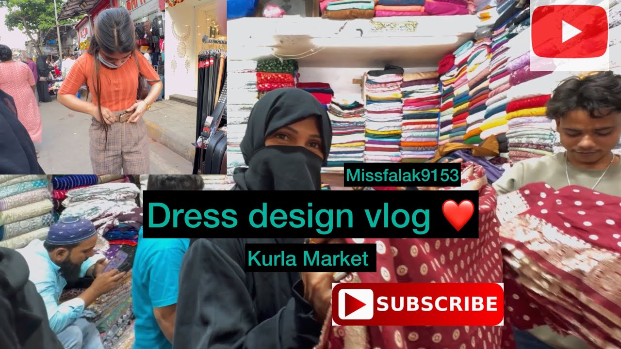 Banarsi dress design /create by mom🫶/ missfalak / kurla market / #familyvlog #vlog #dressdesign