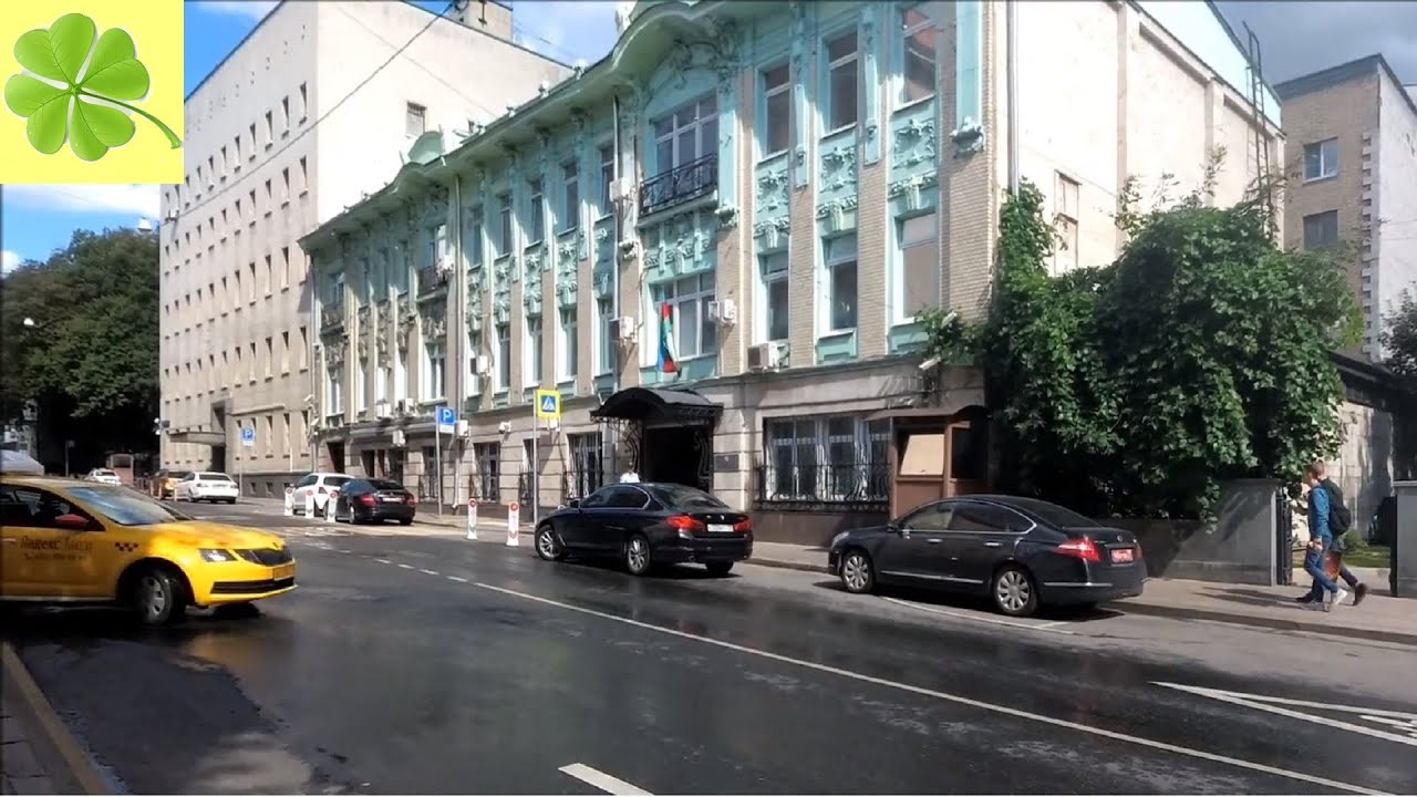 Москва. Прогулка по Леонтьевскому переулку (Leont'yevskiy Lane) 09.07.2019