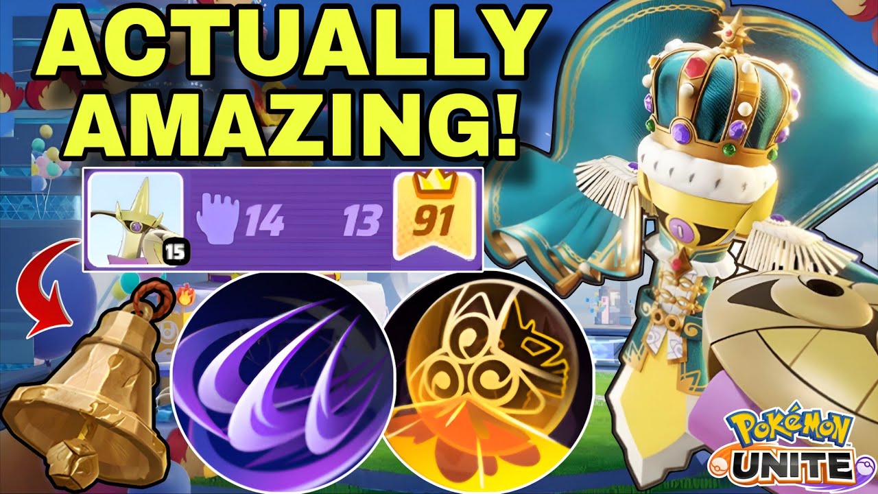 VANGUARD BELL Actually Feels OP on AEGISLASH in the Current Meta! | Pokemon Unite