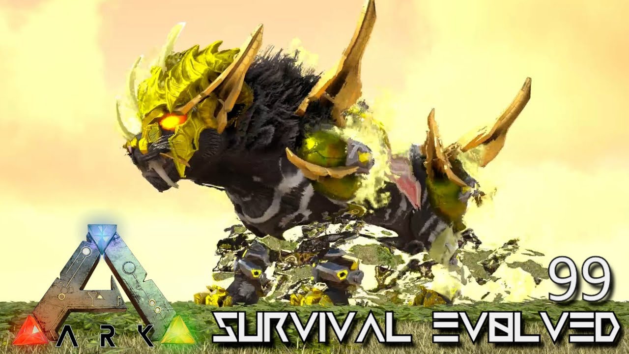 ARK: SURVIVAL EVOLVED - MYTH DARKNESS WHITE TIGER E99 !!! ( ARK EXTINCTION CORE MODDED )